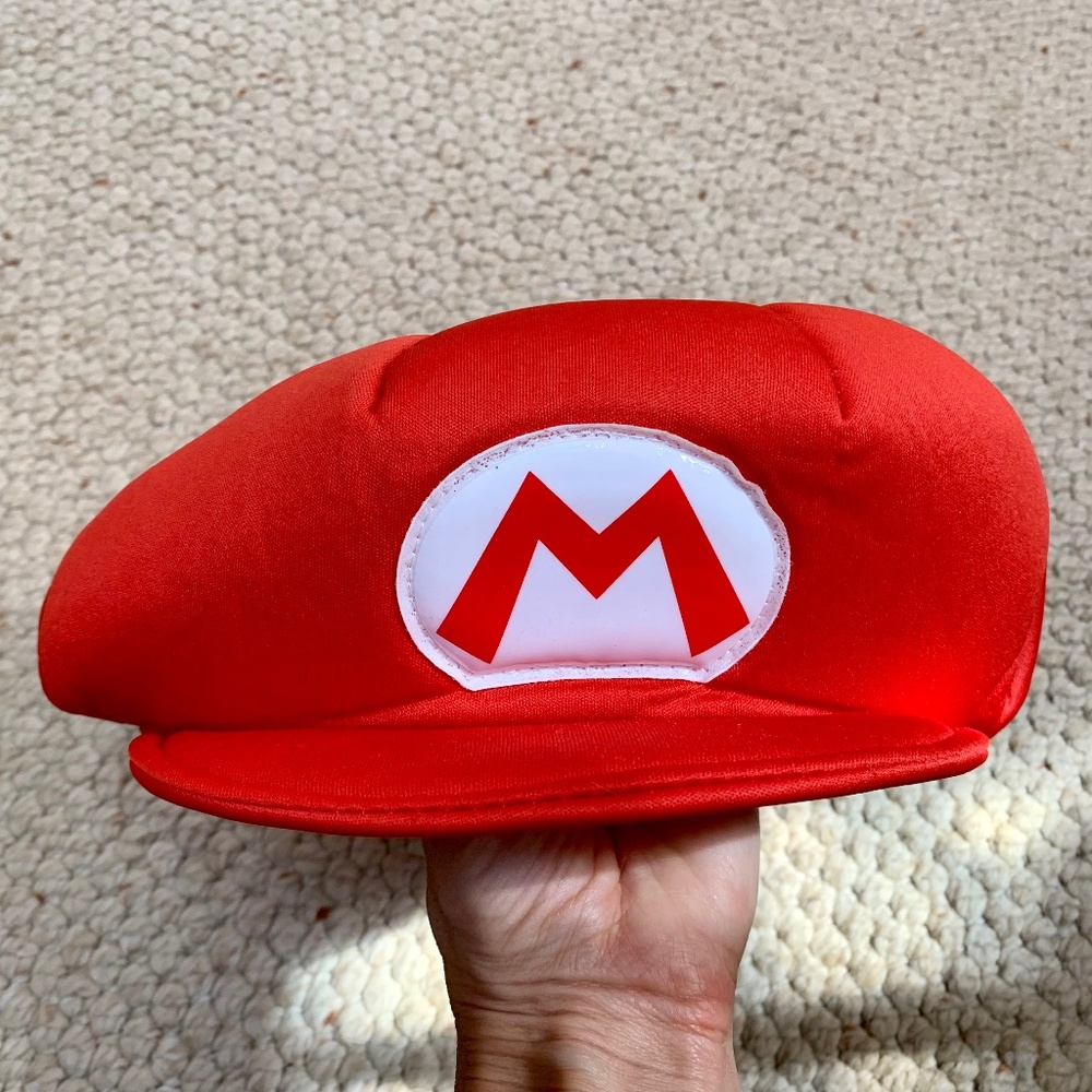Mario Hat and mustache